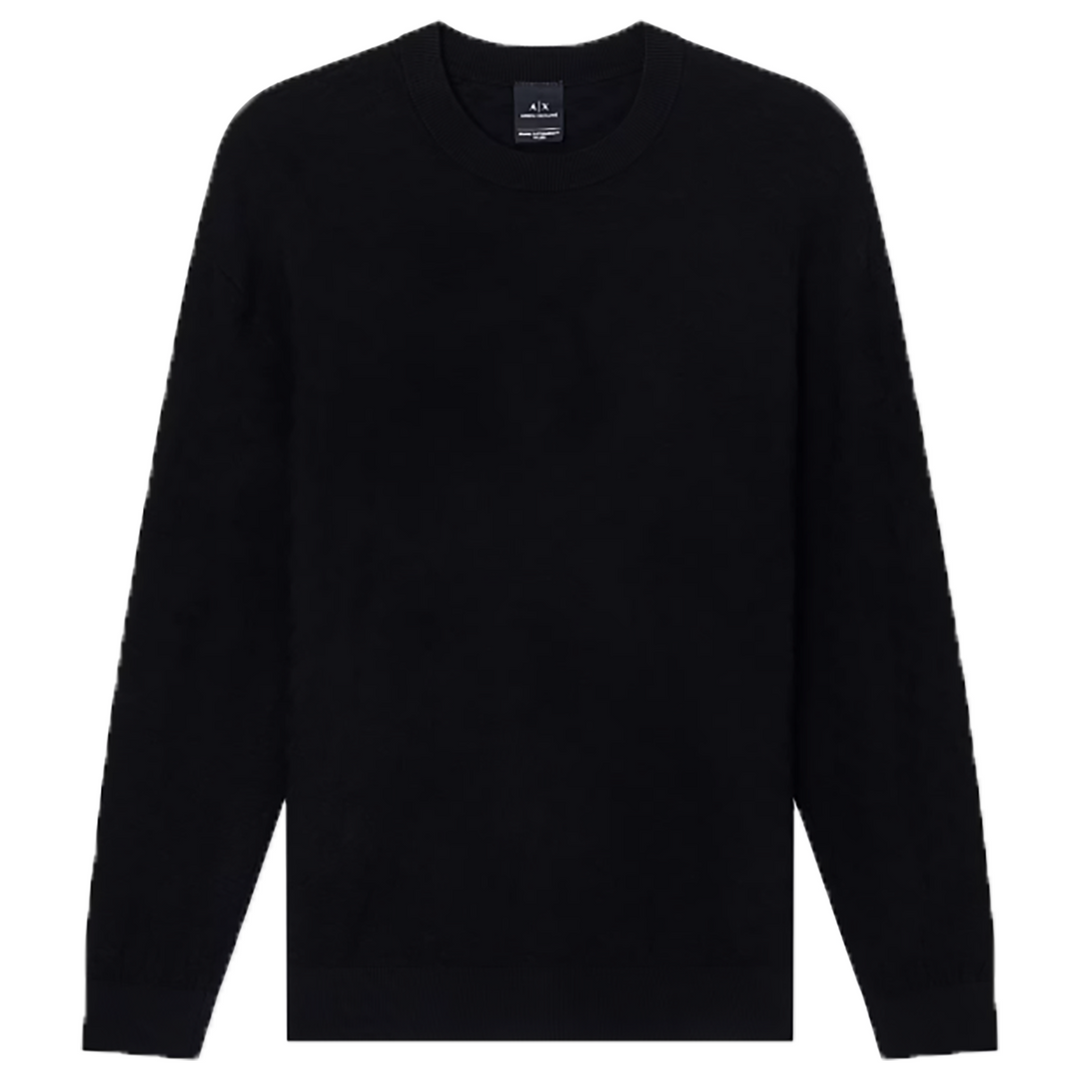 Armani Exchange Crewneck Jumper - BLACK