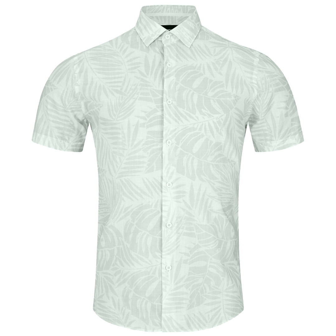 Remus Uomo Short Sleeve Shirt - GREEN