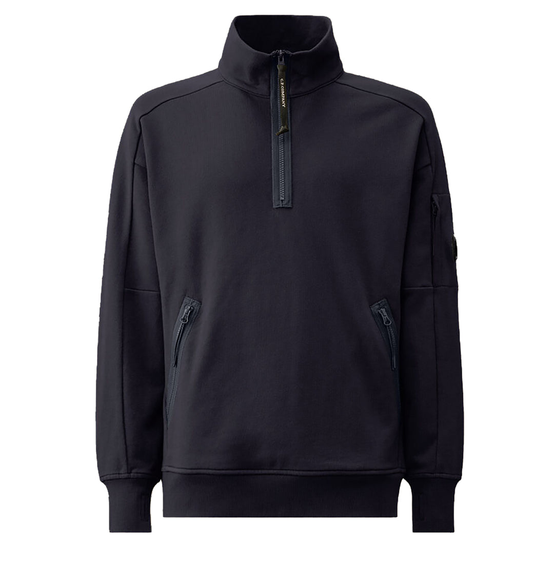 C.P Company Half Zipped Sweatshirt - Navy