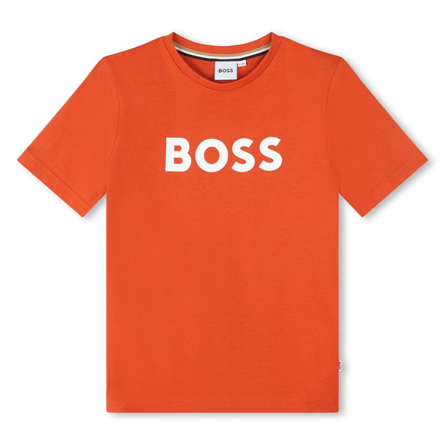 BOSS Front Logo T-shirt - Orange