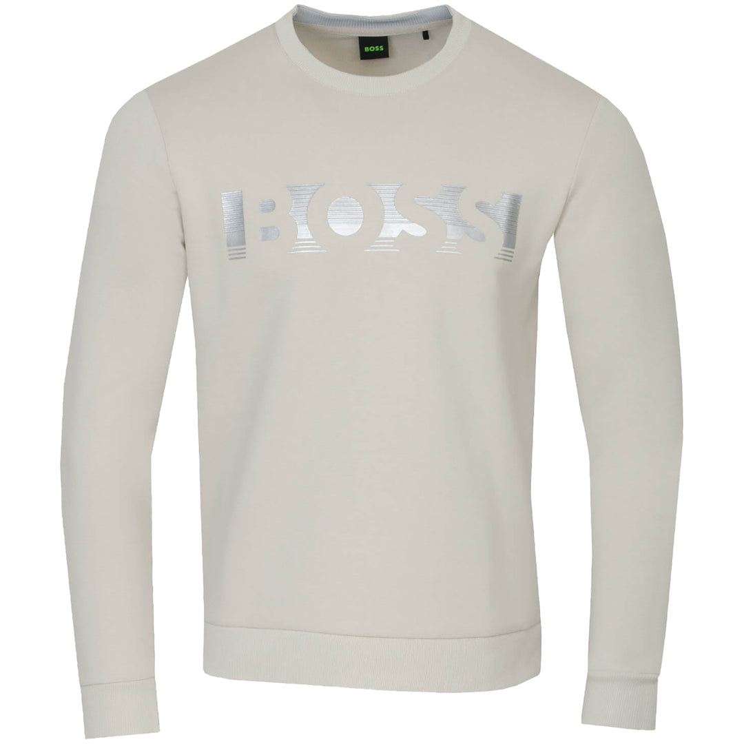 Hugo Boss Salbo 1 Slim Fit Sweatshirt Beige