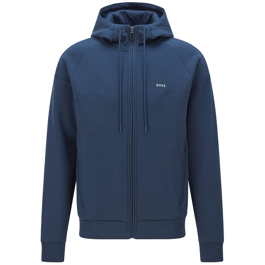 Hugo Boss Saggy 1 Full Zip Hoodie Navy