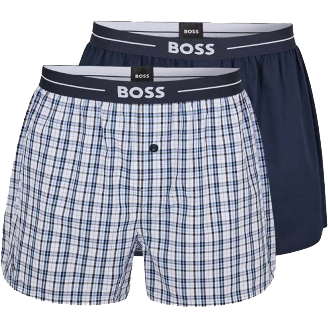 Hugo Boss Two-Pack Boxers Navy