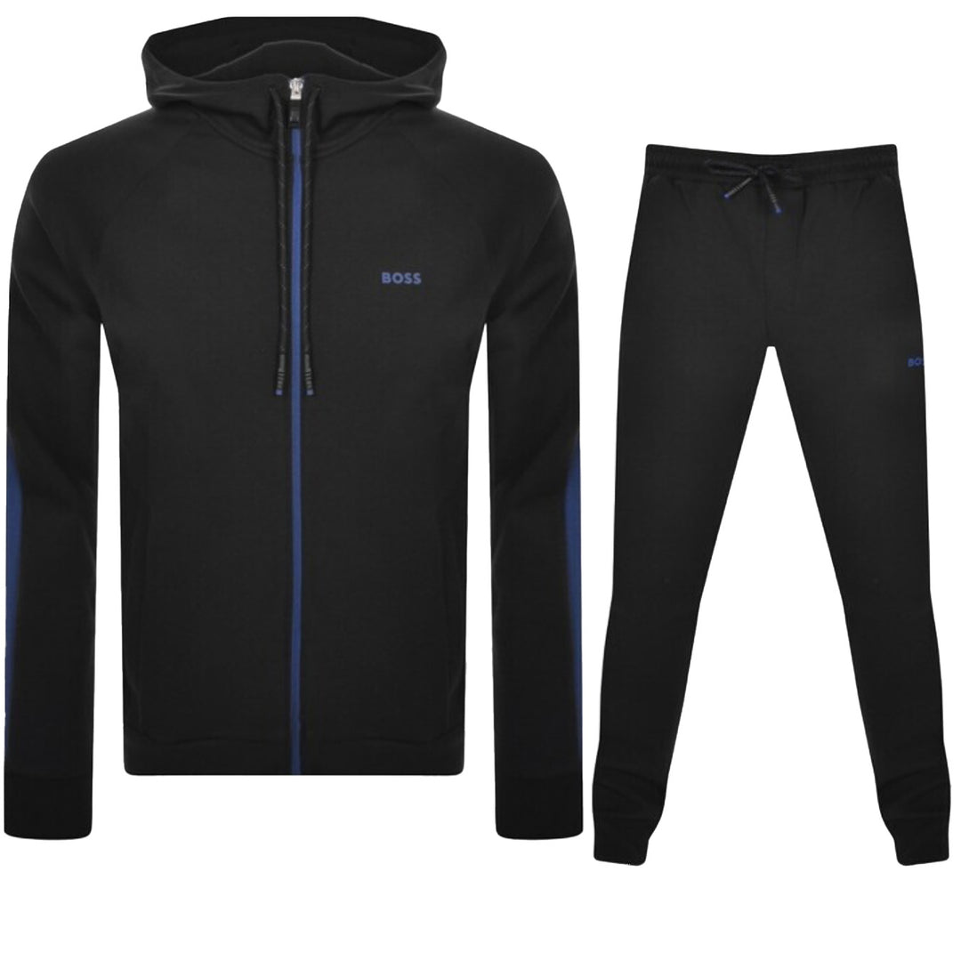 Hugo Boss Tracksuit Set Black / Blue