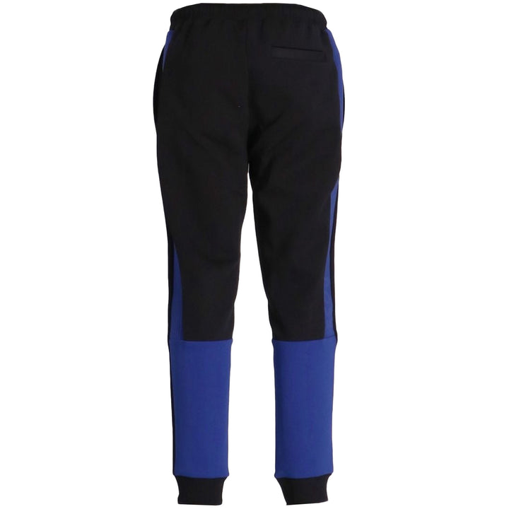 BOSS Cotton-Blend Tracksuit Bottoms With Side-Stripe Tape Black