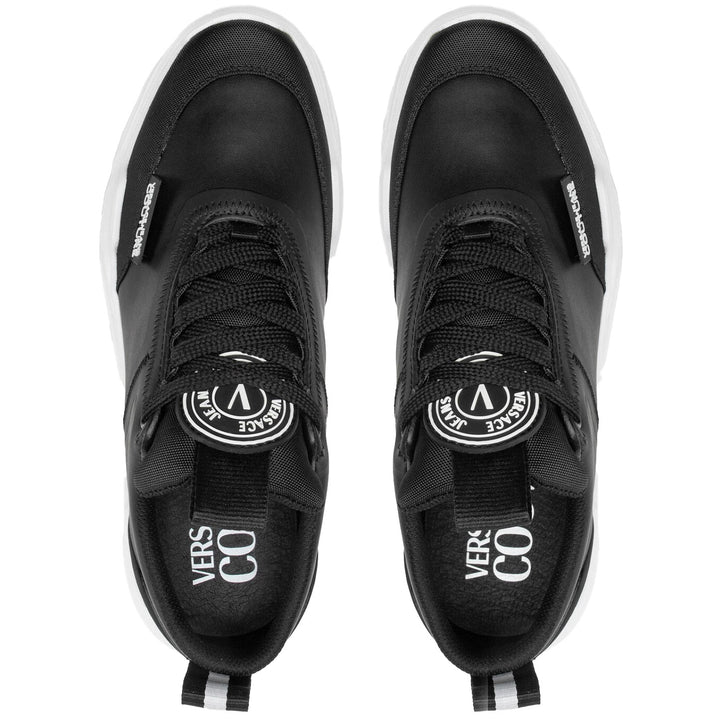 Versace Jeans Couture Trainers V Logo - Black