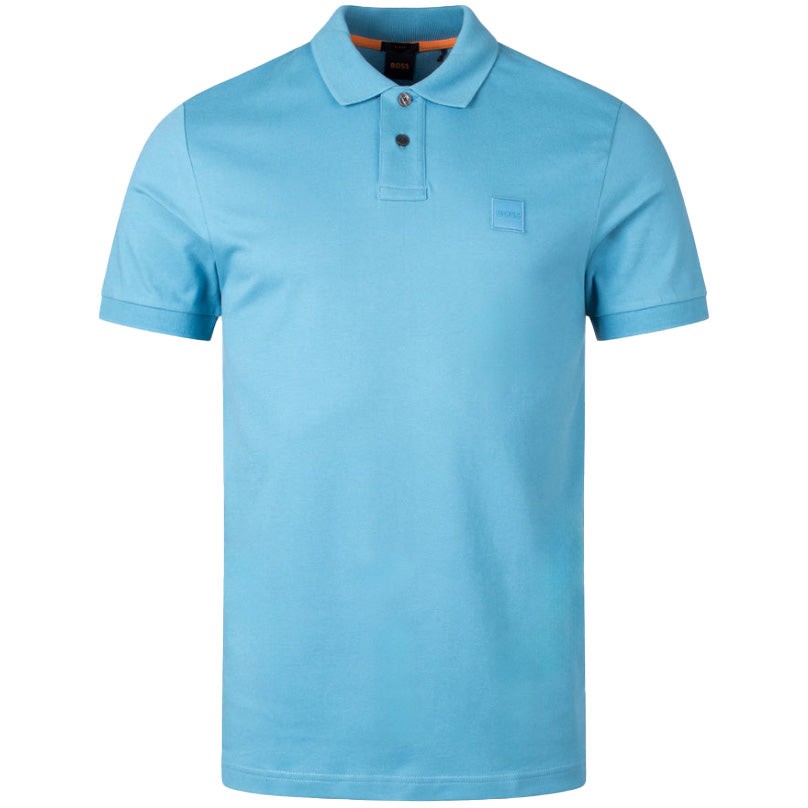 Boss Stretch-Cotton Slim-Fit Polo Shirt - Teal