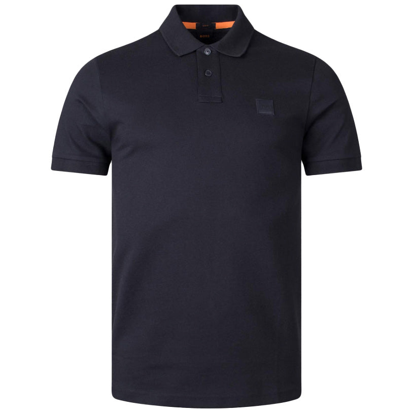 Boss Stretch-Cotton Slim-Fit Polo Shirt - Black