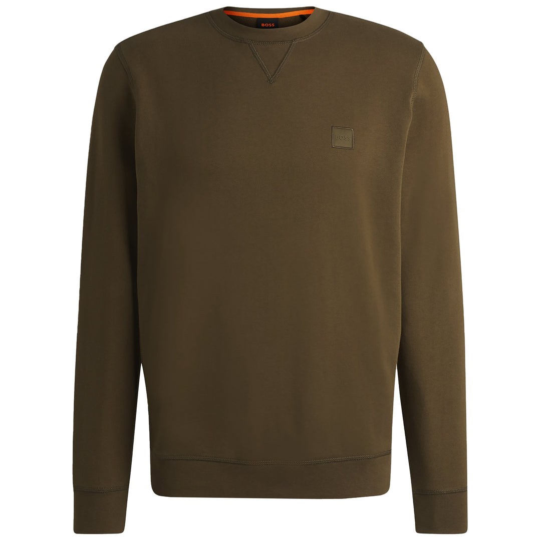 Boss Regular-Fit Sweatshirt Westart - Khaki