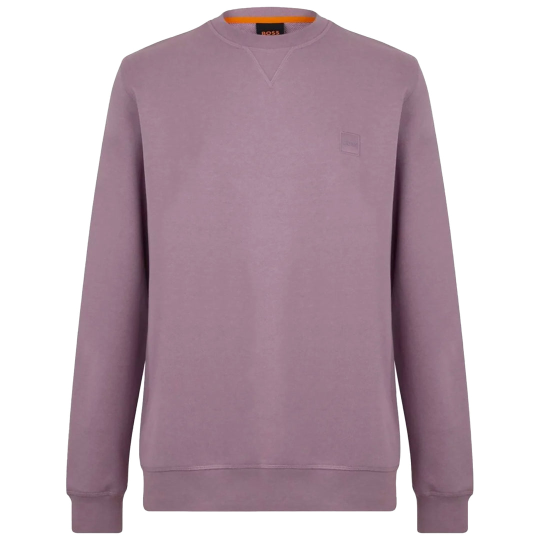 Boss Westart Regular-Fit Sweatshirt - Pink