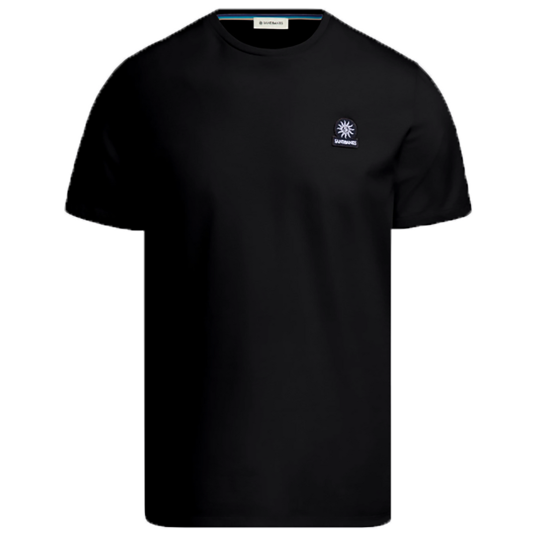 Sandbanks Badge Logo T-Shirt - Black