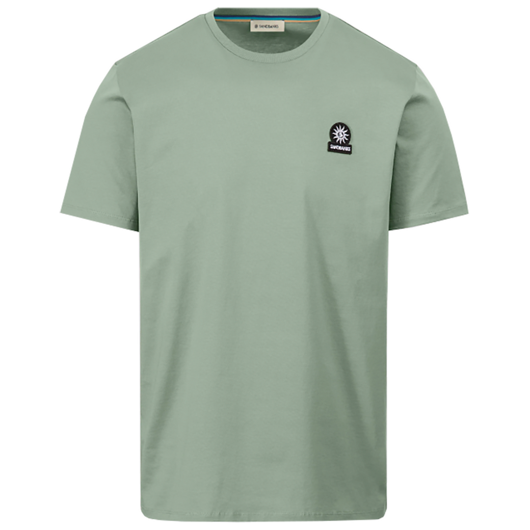 Sandbanks Badge Logo T-Shirt - Green