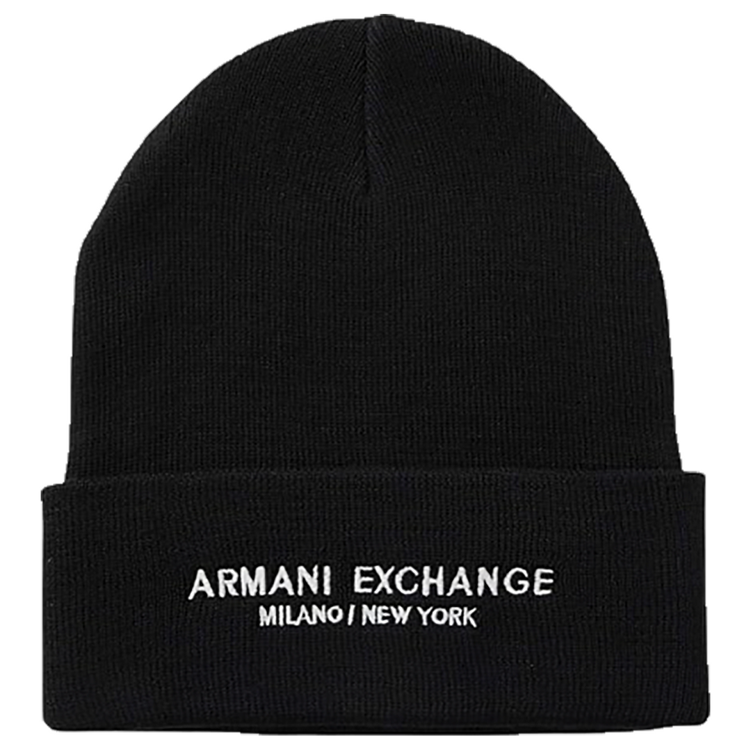 Armani Exchange Beanie - BLACK