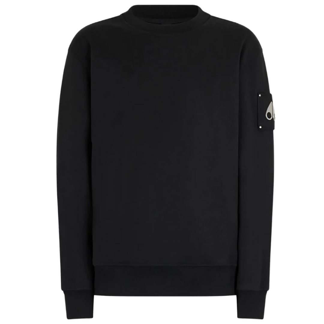 Moose Knuckles Hartsfield Sweatshirt Crew - Black