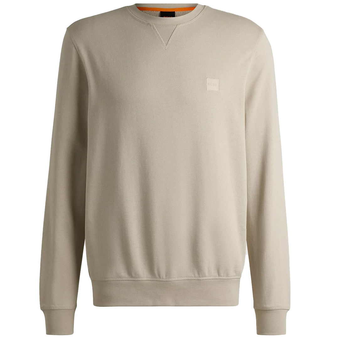 Boss Westart Regular-Fit Sweatshirt - Beige