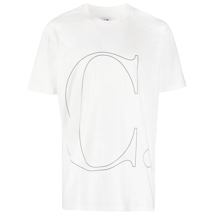 C.P.Company logo-print t-shirt white