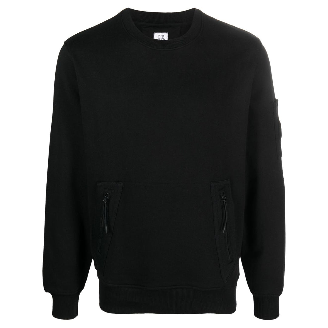 C.P.Company front zip pocket arm lens sweatshirt