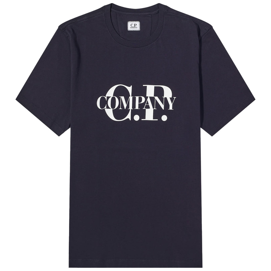 C.P.Company Front Logo T-Shirt Navy