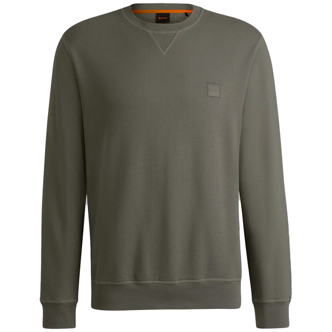Boss Westart Regular-Fit Sweatshirt - Dark Grey