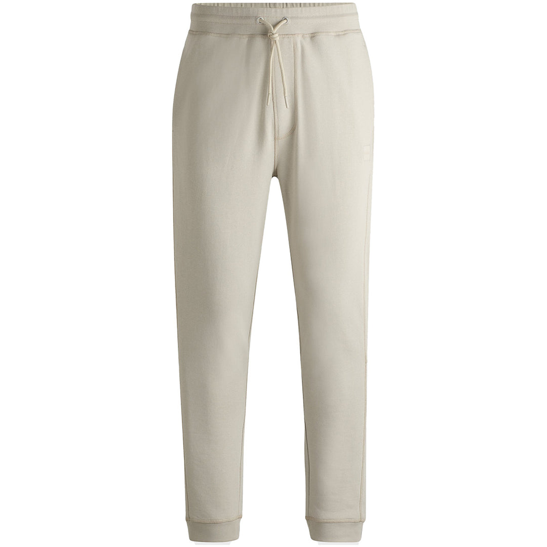Boss Cotton-Terry Tracksuit Bottoms Sestart - Beige