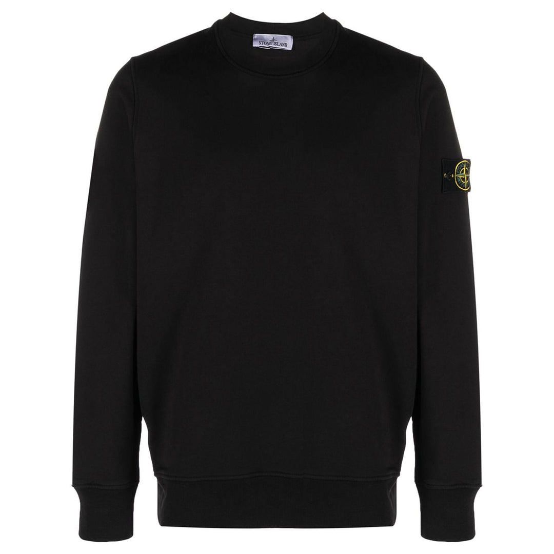 Stone Island Compass-patch sweatshirt Black
