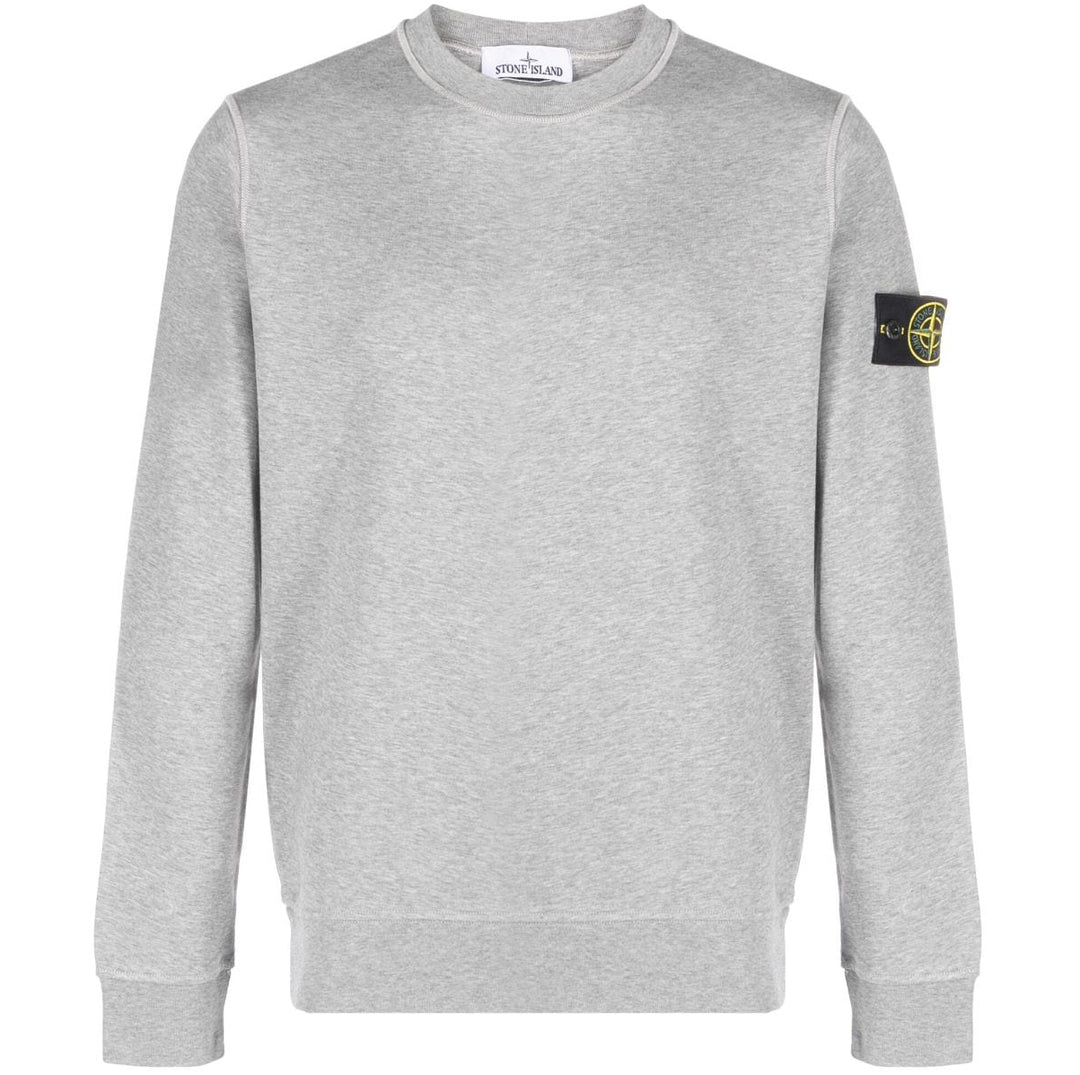 Stone Island Compass-Patch Sweatshirt grey