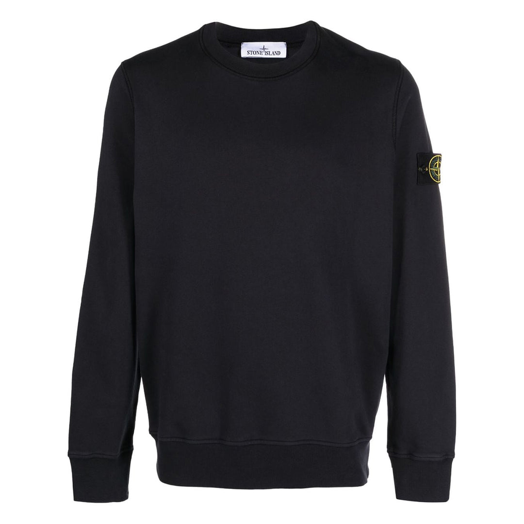 Stone Island compass-patch sweatshirt Navy
