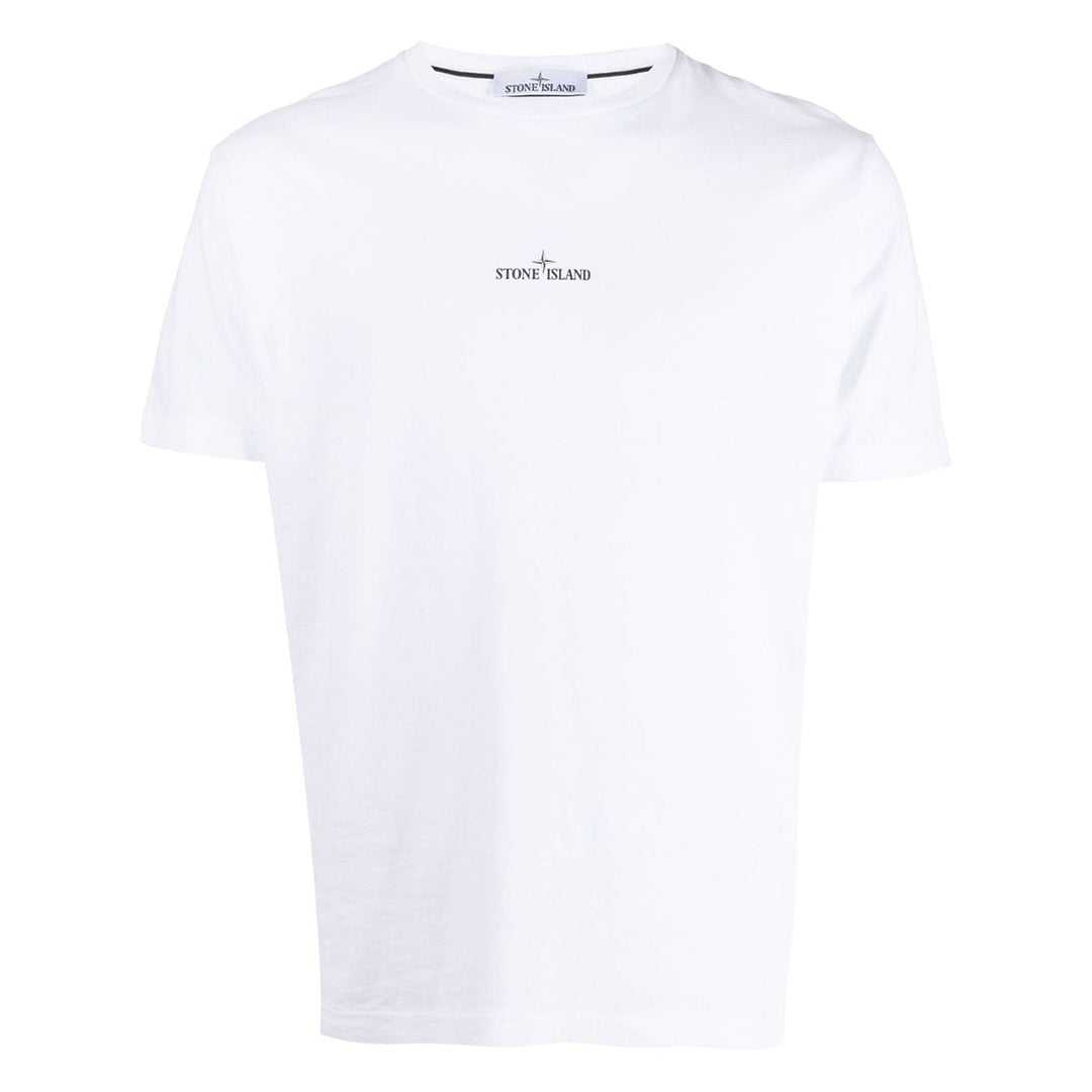 Stone Island Compass logo-print cotton T-shirt White