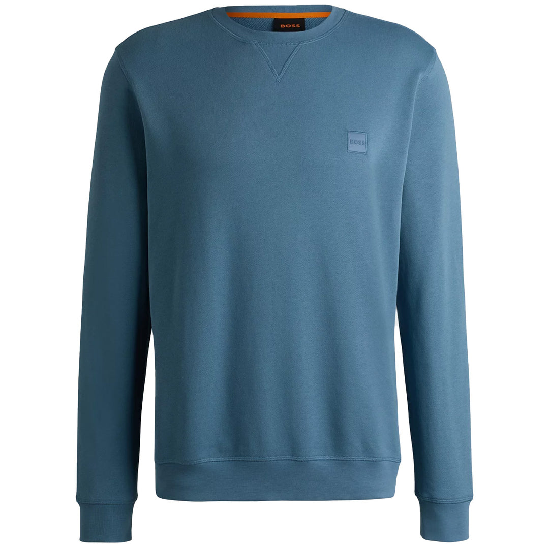 Boss Westart Regular-Fit Sweatshirt - Blue