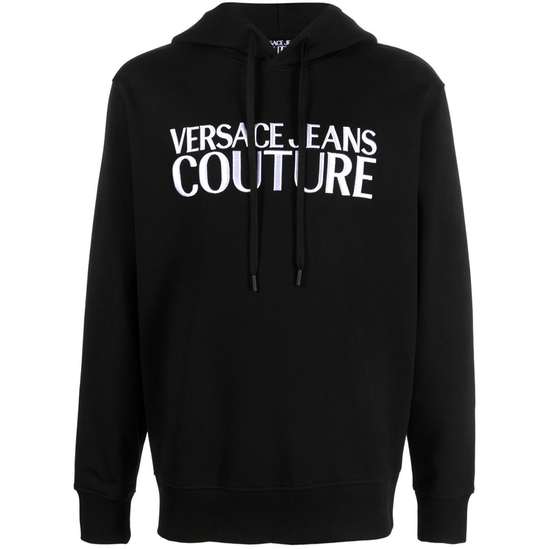 Versace Jeans Couture logo-print cotton hoodie