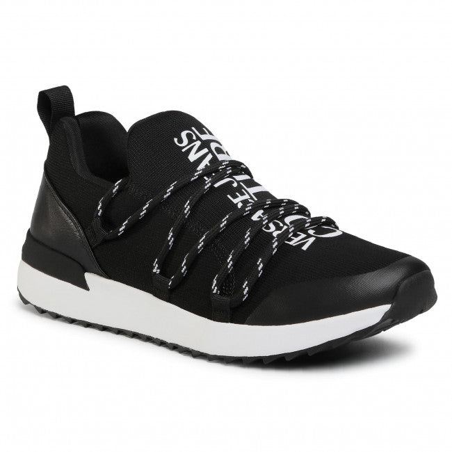 Versace Jeans Couture Logo Print Trainers Black