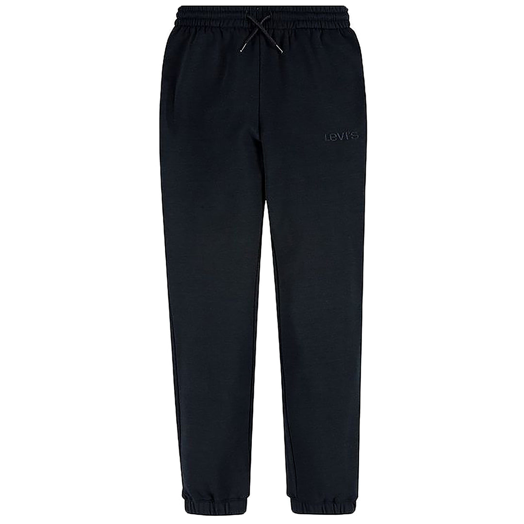 LEVI'S KIDS-BOYS FLEECE SWEATPANTS BLACK