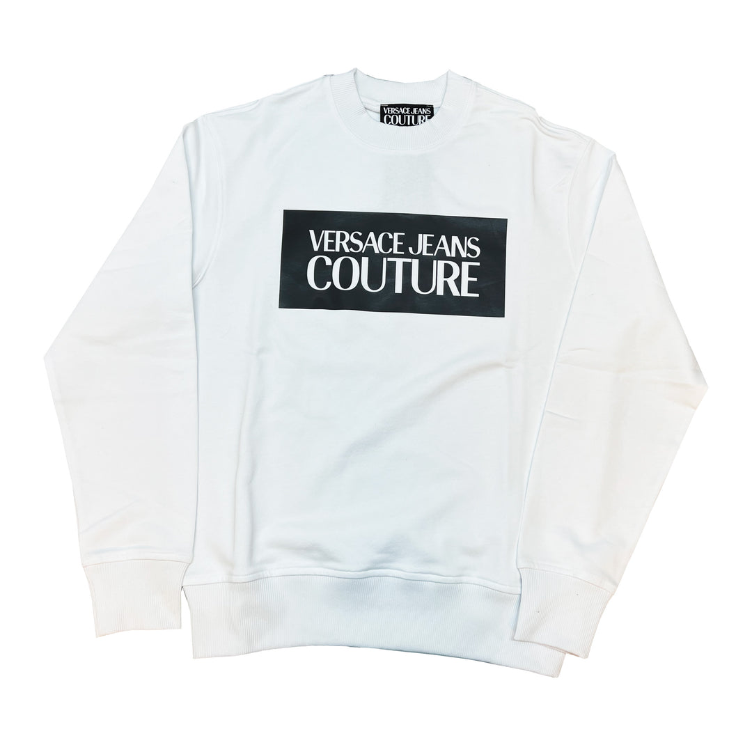 Versace Jeans Couture Institutional Logo Sweatshirt White