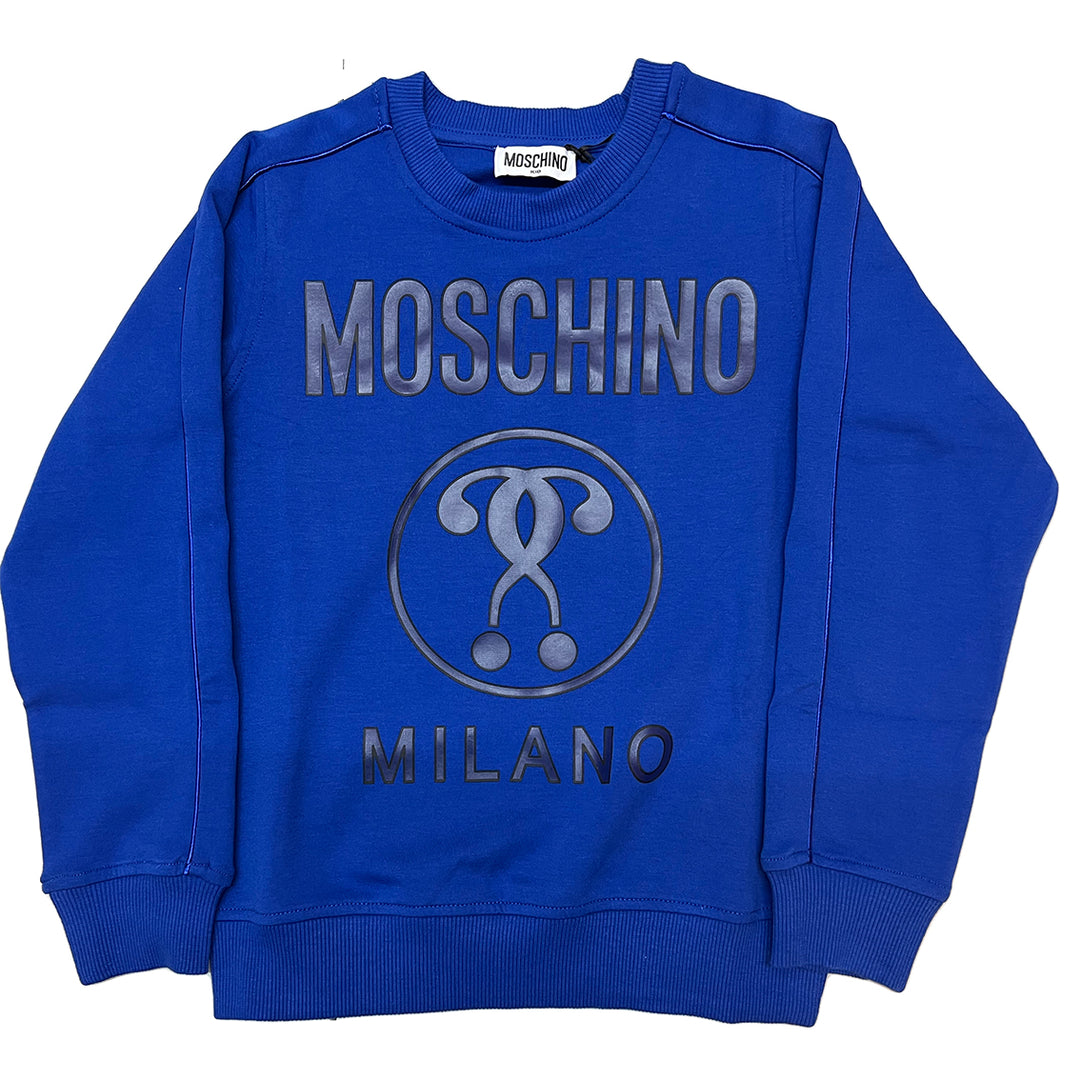 Moschino Kids Sweat Shirt Blue