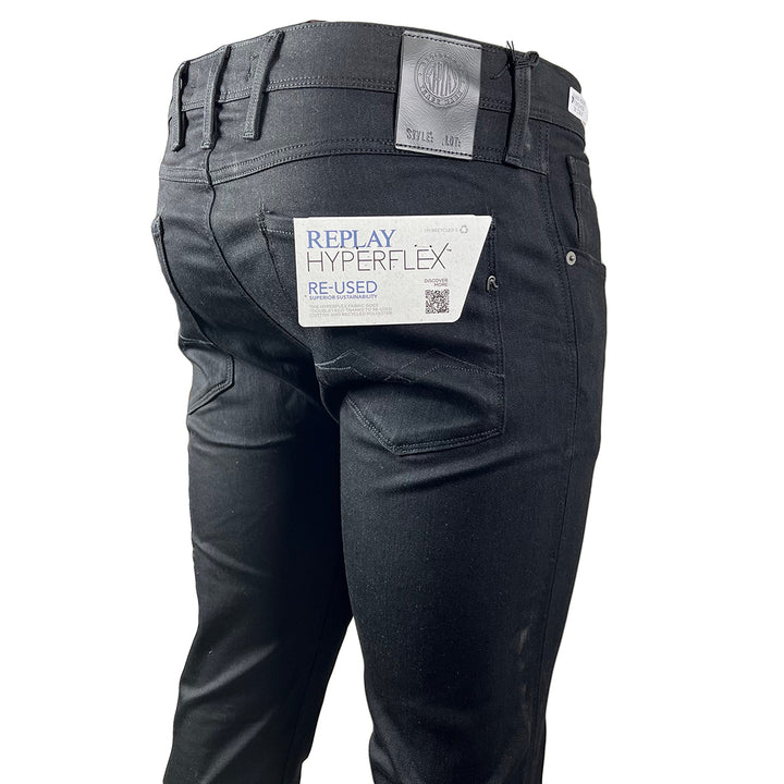 Replay Hyper Flex Jeans Black