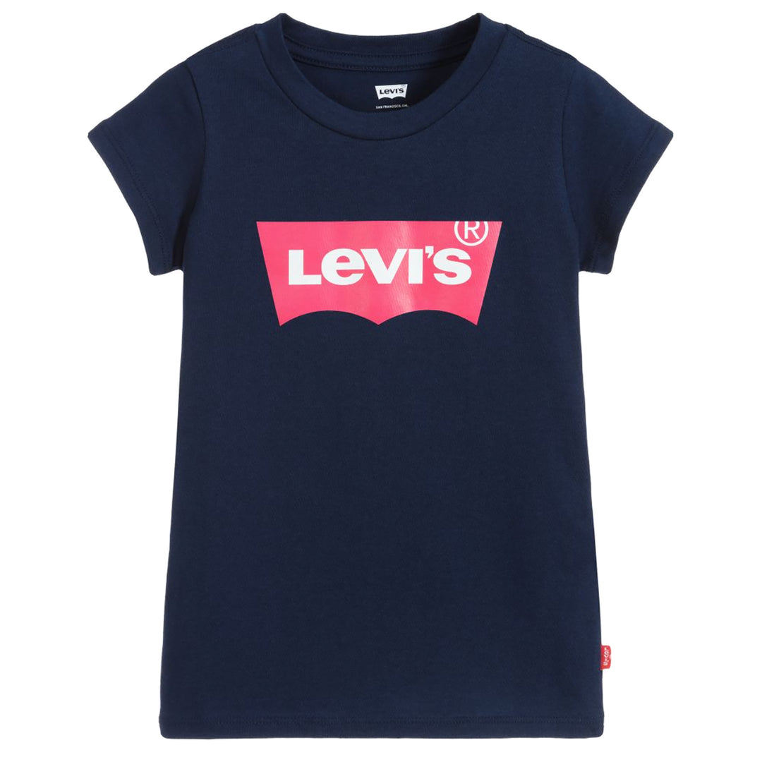LEVI'S KIDS-GIRLS BATWING T-SHIRT NAVY