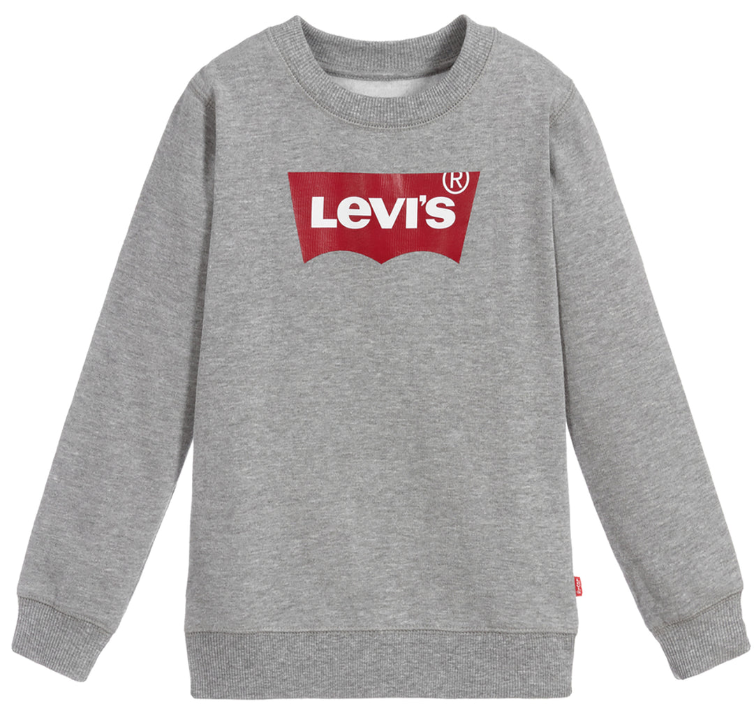 LEVI'S KIDS-BOYS BATWING SWEATSHIRT GREY