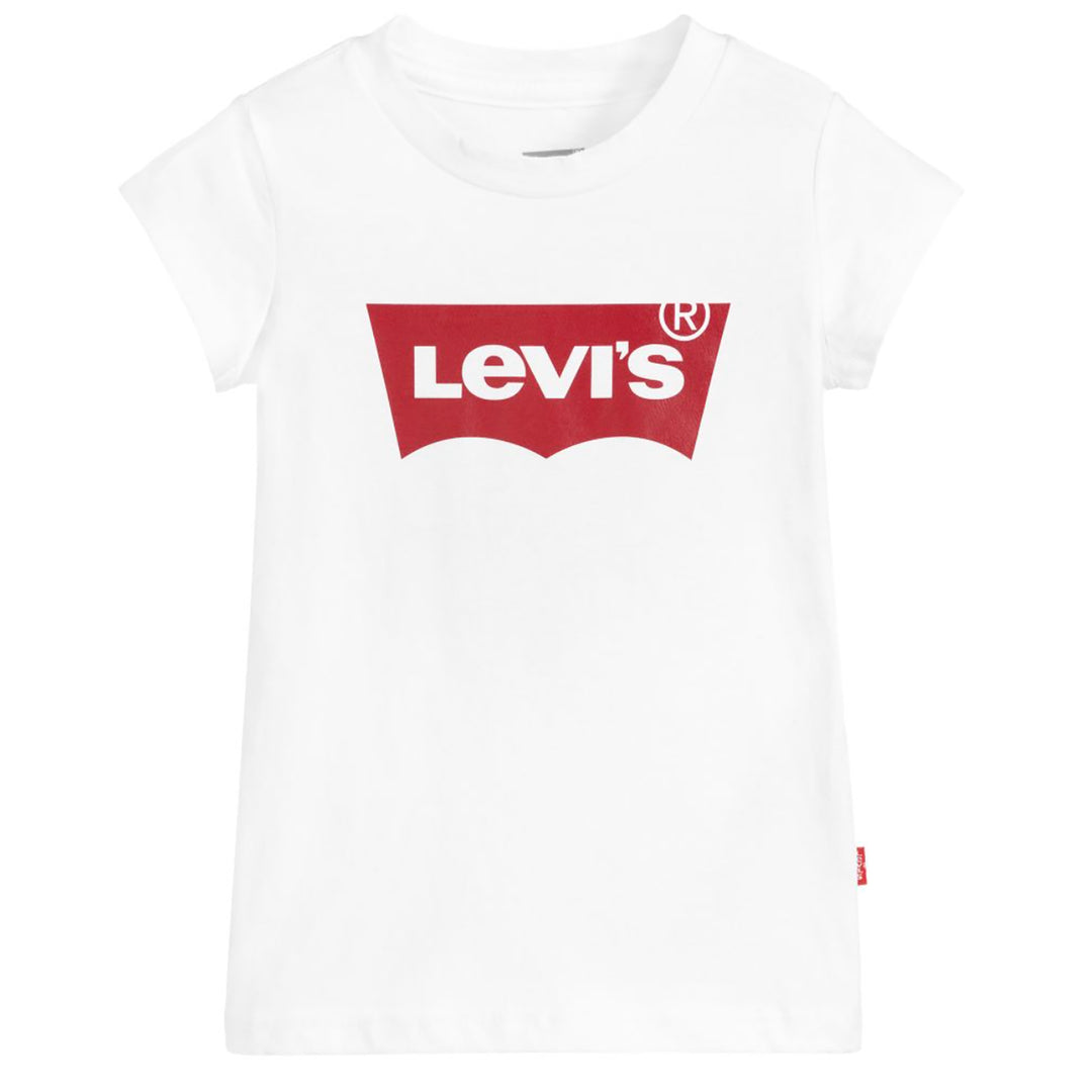LEVI'S KIDS-GIRLS BATWING T-SHIRT WHITE