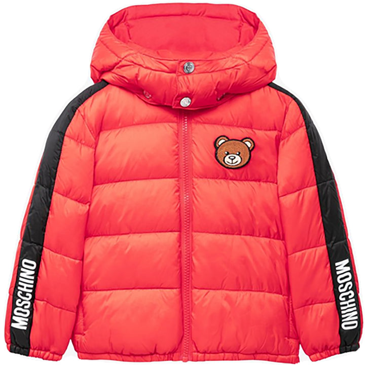 MOSCHINO KID-TEEN DOWN JACKET RED