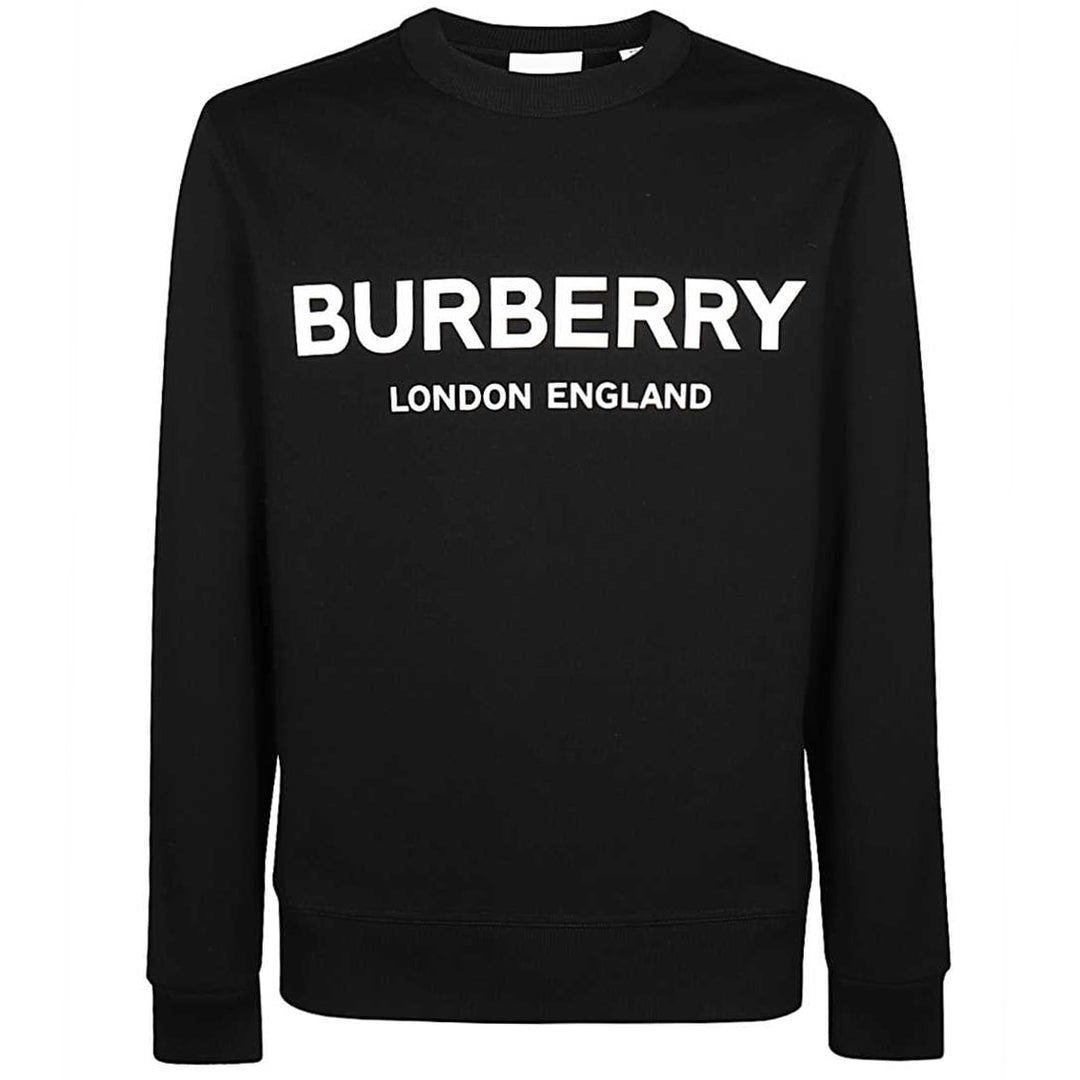 Burberry Logo Print Sweaytshirt Black