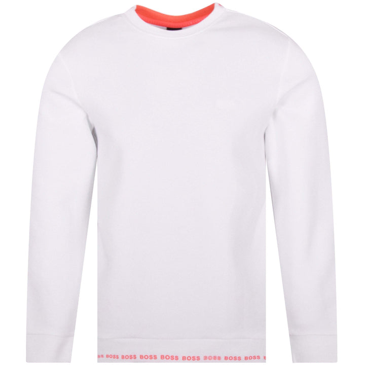 Hugo Boss Salbo 1 White Sweatshirt