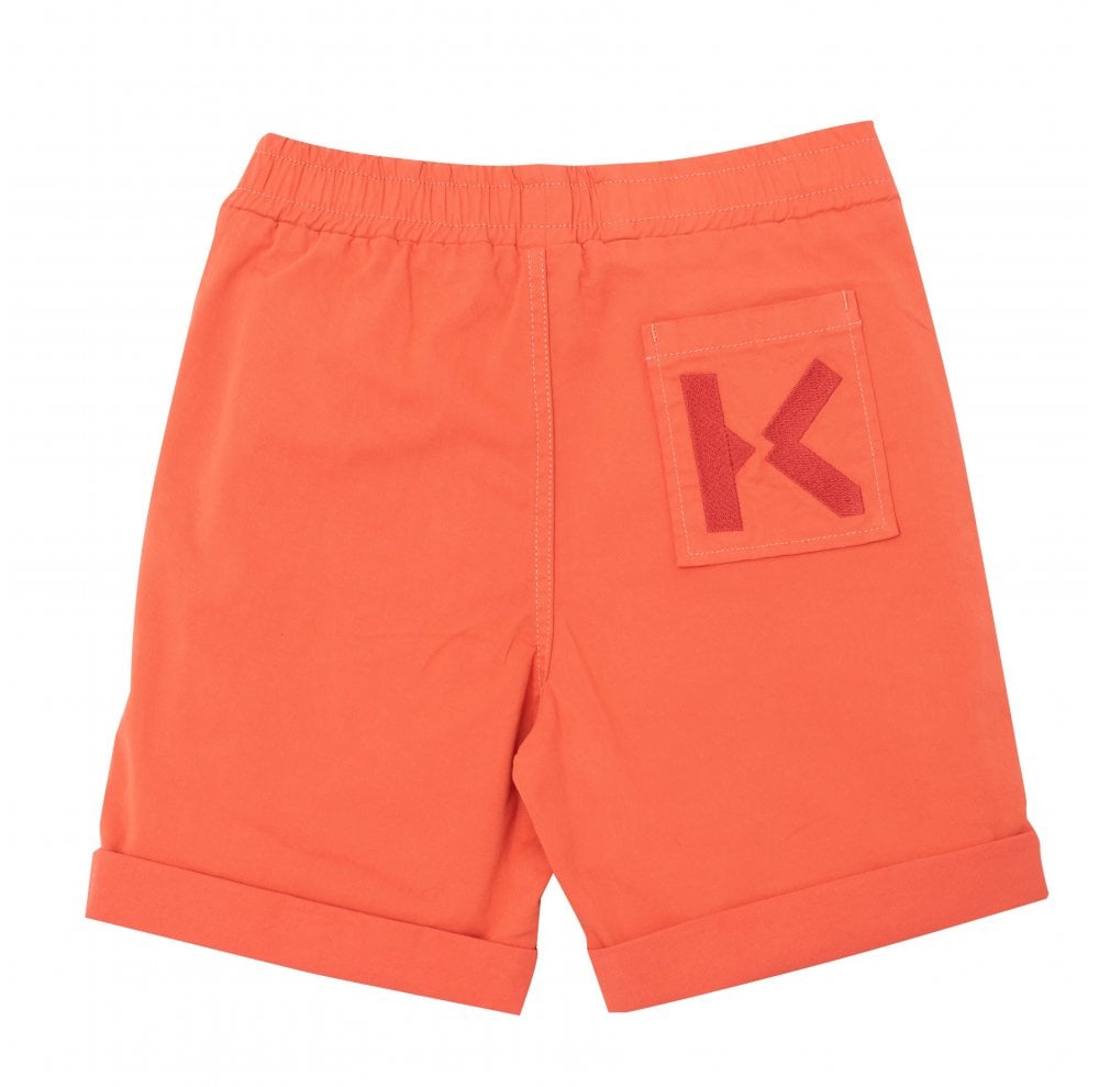 Kenzo Kids Embroidered Logo Shorts
