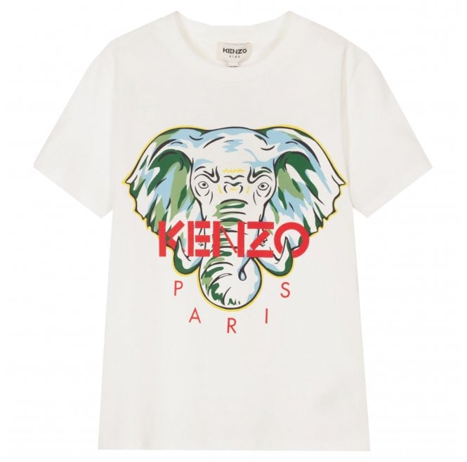 Kenzo boys Elephant T-shirt