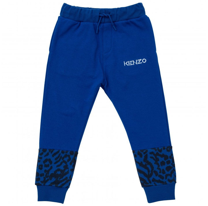 Kenzo Kids Leopard Print Fleece Sweatpants