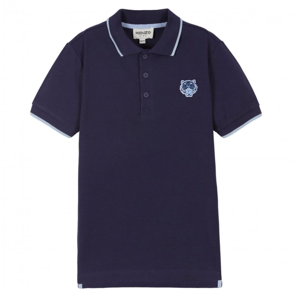 Kenzo Boys Signature Tiger Logo Polo