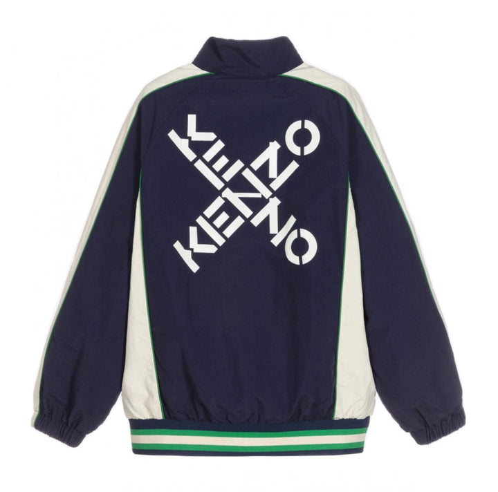 Kenzo Boys Zip-up Logo Print Sweatshirt