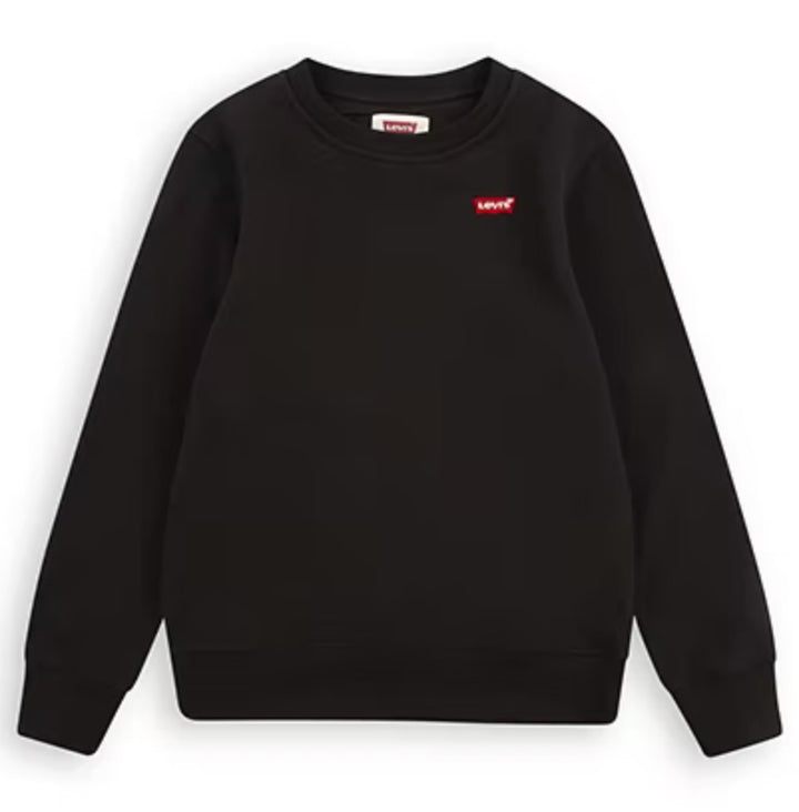 Levis kids classic crewneck sweatshirt black