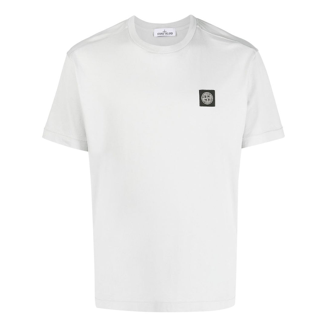 Stone Island Compass-motif cotton T-shirt stone grey