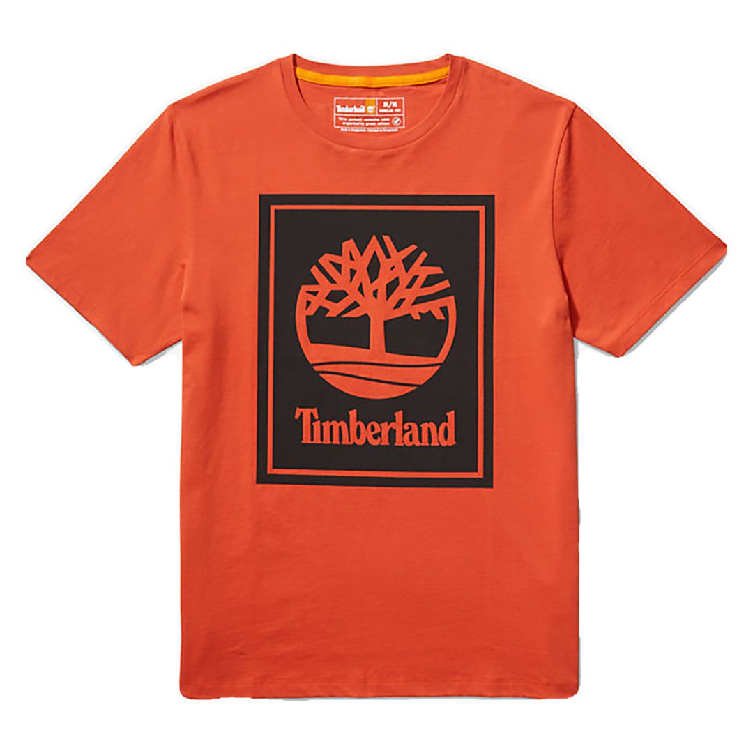 Timberland STACK LOGO T-SHIRT Red