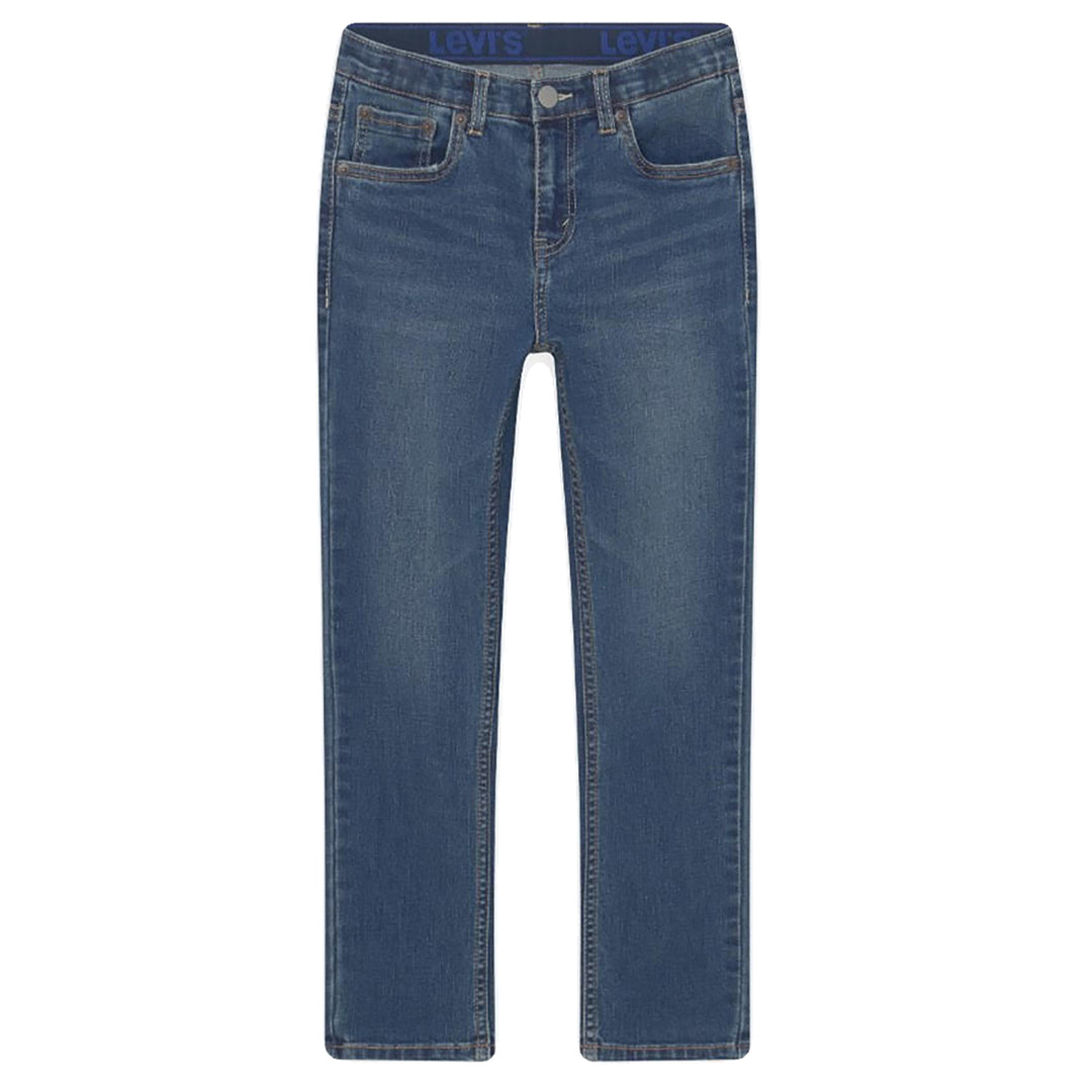 LEVI'S KIDS-BOYS 512 SLIM TAPER JEANS MID-BLUE WASH